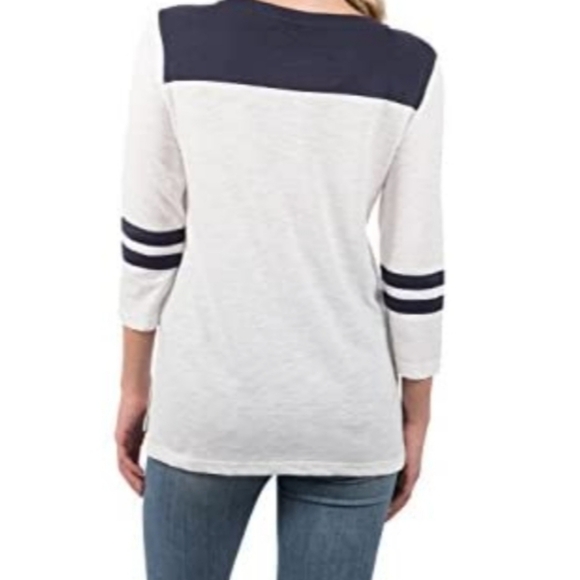 Ultra Game NFL Houston Texans Vintage 3/4 Long Sleeve Tee Shirt Size L - Picture 3 of 8